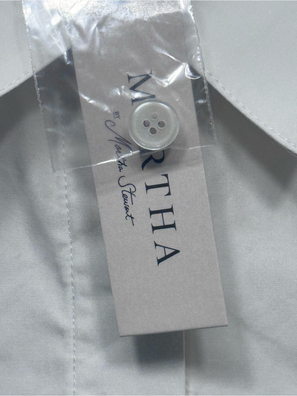 Martha Stewart Signature Woven Tunic Shirt in white nwt size medium - Picture 6 of 8
